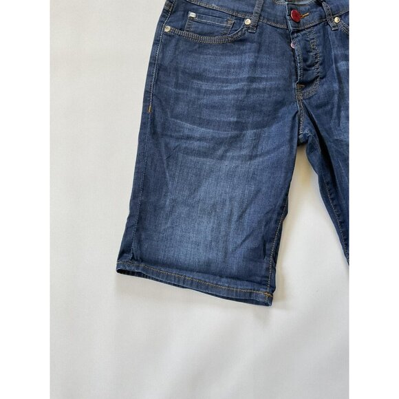 Guess Men's Eco Slim Fit Short Feather Weight Denim In Blue Size 30 - Picture 5 of 8